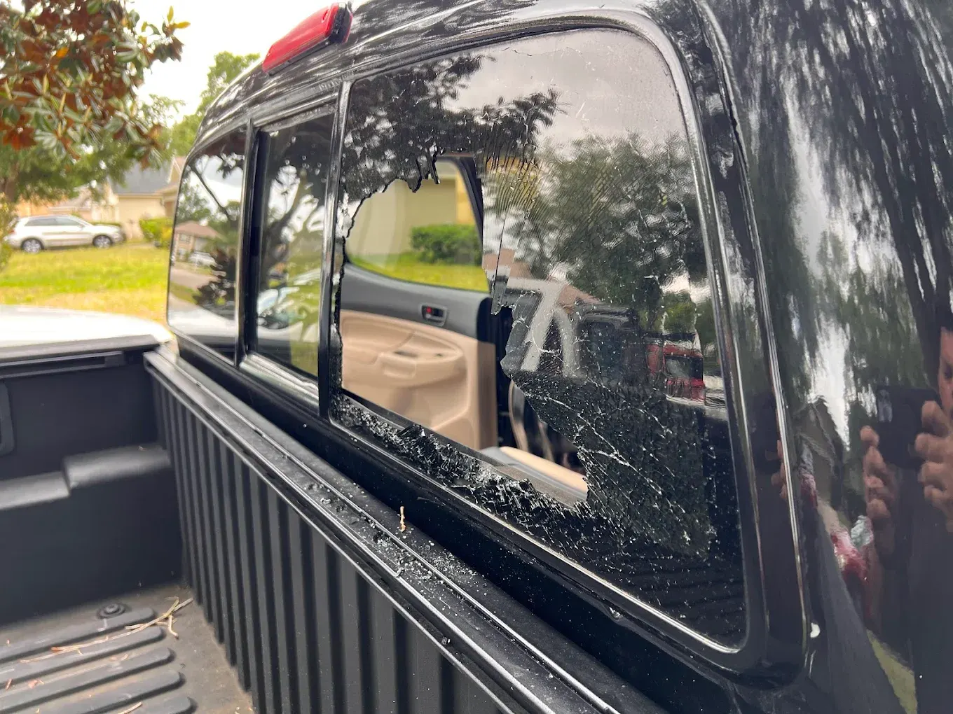 Rear window replaced